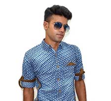 Copper stone printed casual shirt city store product image
