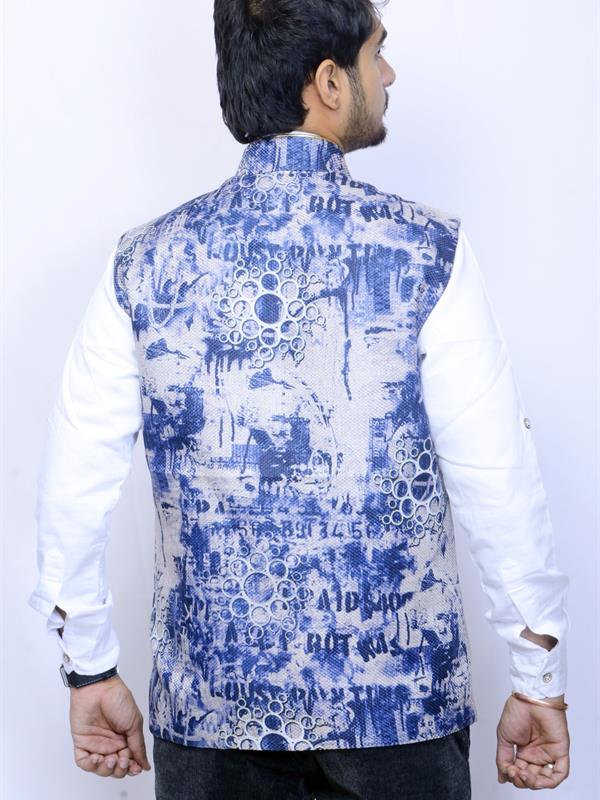 Chief style reversible printed jacket
