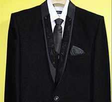 Gold coin party wear suit store city product image