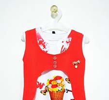 Girls party wear top city store product image