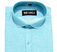 Red Circle pure linen party wear shirt store city product image