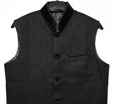 Slok regular pattern linen blend jacket city store product image