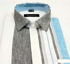 Aedon pure linen party wear shirt city store product image